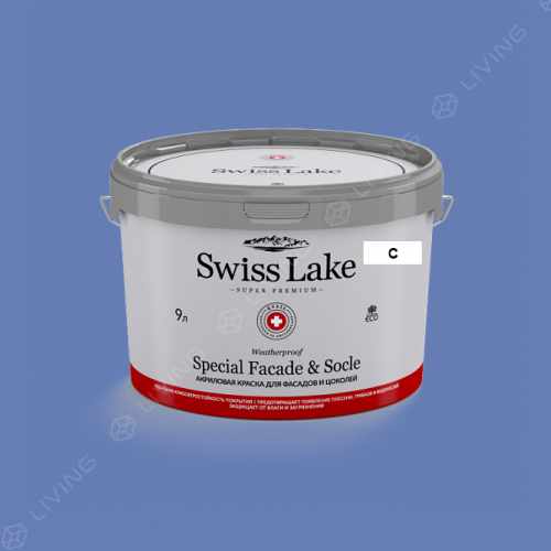 картинка Краска Swiss Lake Special Faсade & Socle цвет lavender aura №2055 от LIVING