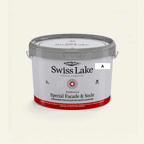 картинка Краска Swiss Lake Special Faсade & Socle цвет pristine №64 от LIVING