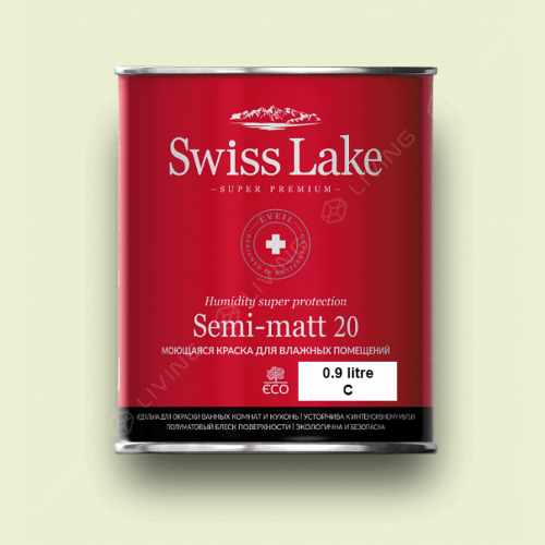 картинка Краска Swiss Lake Semi-matt 20 цвет high hopes №2584 от LIVING