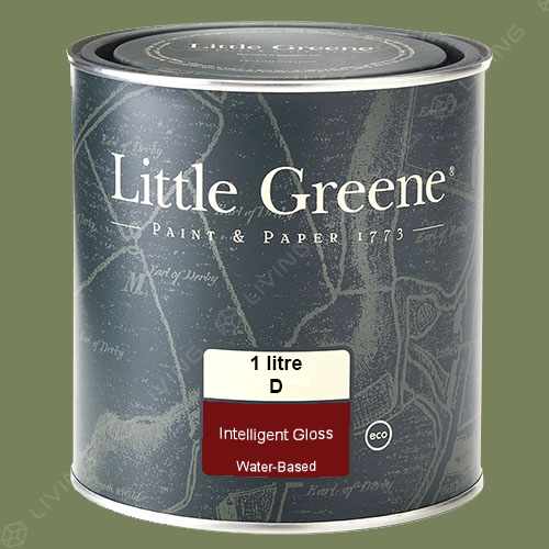 картинка Краска Little Greene Acrylic Gloss (Intelligent Gloss) цвет Sage Green №80 от LIVING