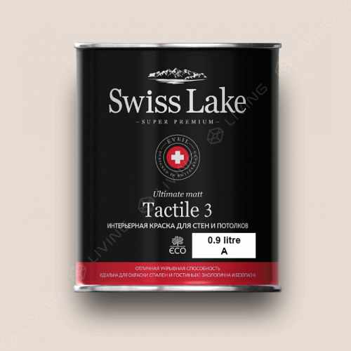 картинка Краска Swiss Lake Tactile 3 цвет practical beige №369 от LIVING