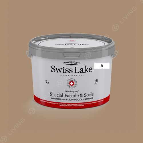 картинка Краска Swiss Lake Special Faсade & Socle цвет caramel surprise №743 от LIVING