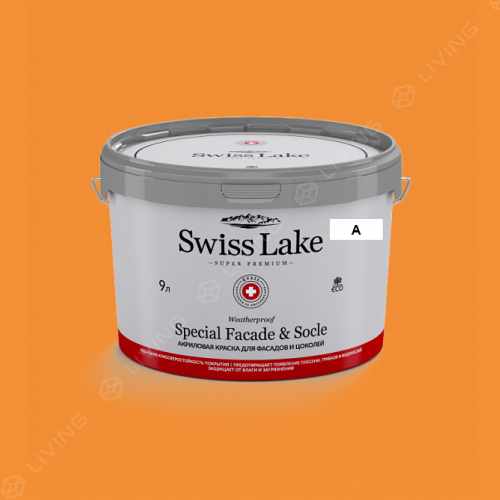 картинка Краска Swiss Lake Special Faсade & Socle цвет persimmon №1195 от LIVING