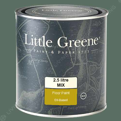 картинка Краска Little Greene Floor Paint цвет Ho Ho Green №305 от LIVING