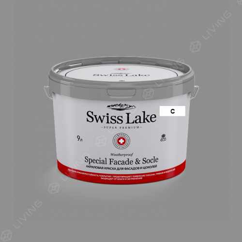 картинка Краска Swiss Lake Special Faсade & Socle цвет summer town №2824 от LIVING