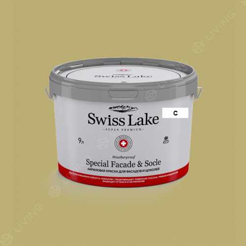 картинка Краска Swiss Lake Special Faсade & Socle цвет chive №2542 от LIVING