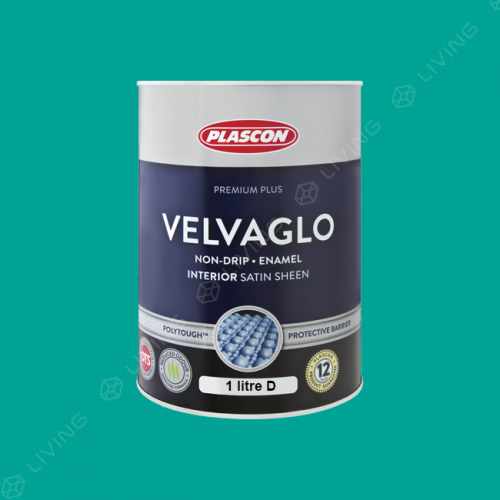 картинка Краска Plascon VELVAGLO WB цвет Teal Tide арт.G6-A1-1 от LIVING