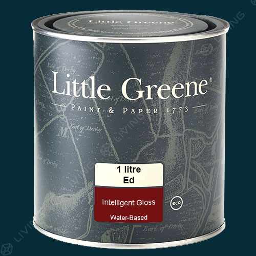 картинка Краска Little Greene Acrylic Gloss (Intelligent Gloss) цвет Hicks Blue №208 от LIVING