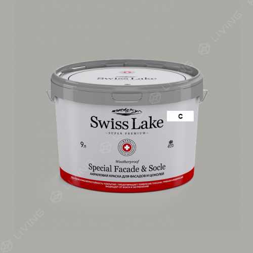 картинка Краска Swiss Lake Special Faсade & Socle цвет Warm Evening №2846 от LIVING