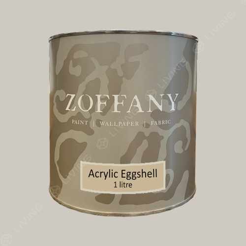 картинка Краска ZOFFANY Acrylic Eggshell цвет HALF SILVER от LIVING