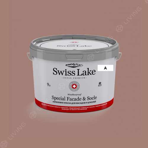 картинка Краска Swiss Lake Special Faсade & Socle цвет Autumn Stroll №1594 от LIVING