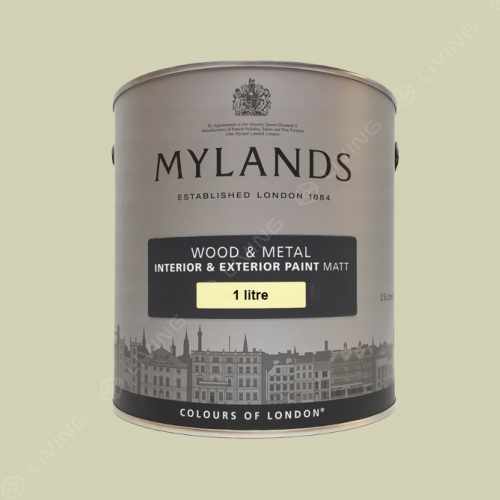 картинка Краска Mylands Wood&metal matt цвет Grosvenor Square №109 от LIVING