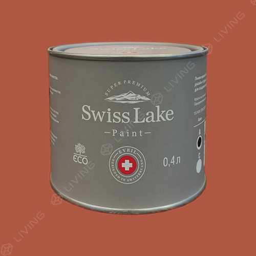 картинка Краска Swiss Lake Wall Comfort 7 цвет Blooming rose №1486 от LIVING