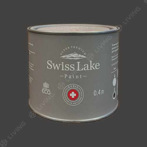 картинка Краска Swiss Lake Wall Comfort 7 цвет black pearl №2996 от LIVING