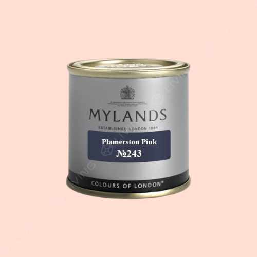 картинка Краска Mylands Marble Matt Emulsion цвет Plamerston Pink №243 от LIVING