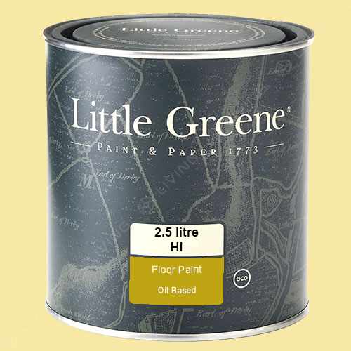 картинка Краска Little Greene Floor Paint цвет Custard №133 от LIVING