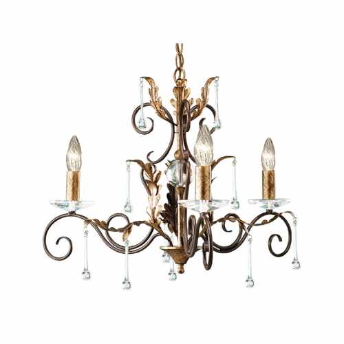 картинка Люстра Elstead Lighting коллекция Amarilli, арт. AML3-BRONZE (золото) от LIVING