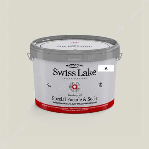 картинка Краска Swiss Lake Special Faсade & Socle цвет silver leaf  №249 от LIVING