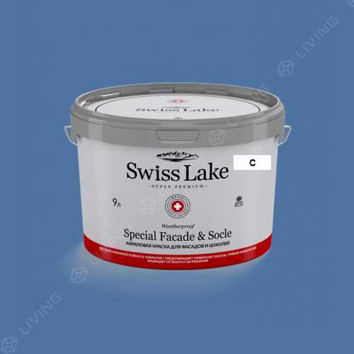 картинка Краска Swiss Lake Special Faсade & Socle цвет Leam №2058 от LIVING