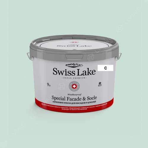 картинка Краска Swiss Lake Special Faсade & Socle цвет peppermint drop №2323 от LIVING