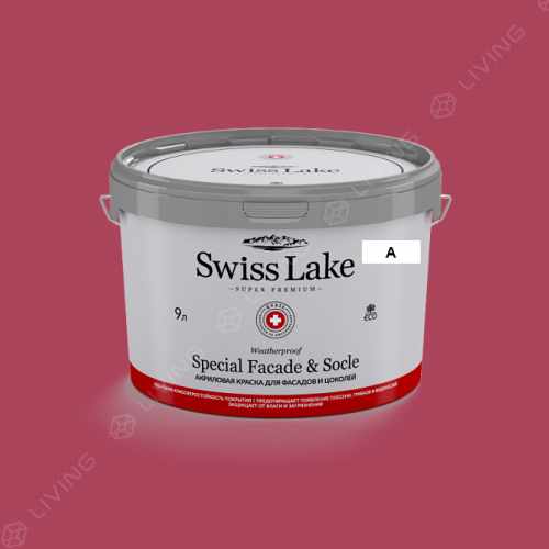 картинка Краска Swiss Lake Special Faсade & Socle цвет raspberry sirup №1382 от LIVING