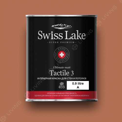 картинка Краска Swiss Lake Tactile 3 цвет tabasco №1637 от LIVING