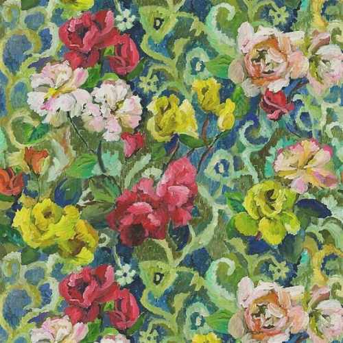 Ткань Designers Guild, коллекция Tapestry Flower Prints & Panels, арт. FDG3051/01, Великобритания