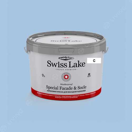 картинка Краска Swiss Lake Special Faсade & Socle цвет Prussian blue №1920 от LIVING