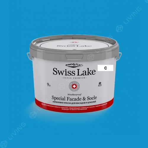 картинка Краска Swiss Lake Special Faсade & Socle цвет Diadem №2156 от LIVING