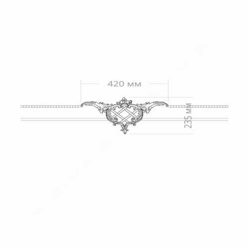 Узел RODECOR Фомичева Ф3, арт. 66082RC, 23,5 х 42 см.