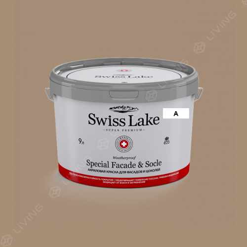 картинка Краска Swiss Lake Special Faсade & Socle цвет pueblo №744 от LIVING