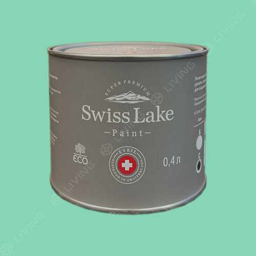 картинка Краска Swiss Lake Wall Comfort 7 цвет precious emerald №2353 от LIVING