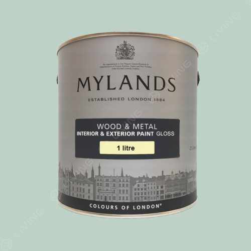 картинка Краска Mylands Wood&metal Gloss цвет Copper Green №36 от LIVING