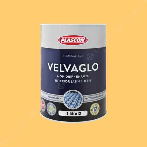 картинка Краска Plascon VELVAGLO WB цвет Lemon Rind арт.Y4-A1-3 от LIVING