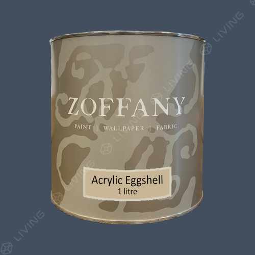 картинка Краска ZOFFANY Acrylic Eggshell цвет COMO BLUE от LIVING