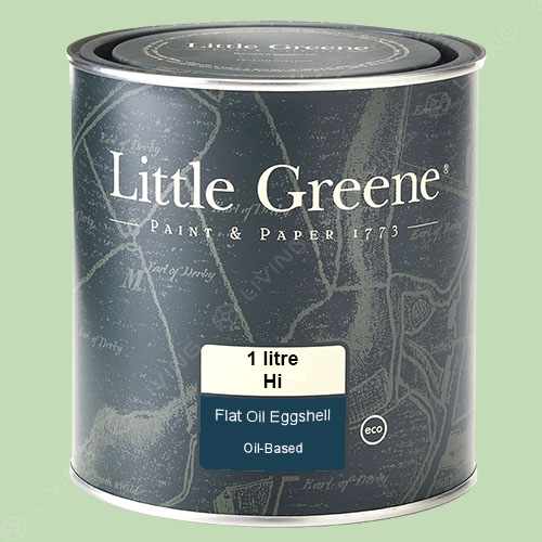 картинка Краска Little Greene Flat Oil Eggshell цвет Cupboard Green №201 от LIVING