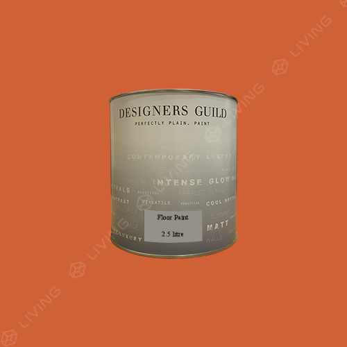 картинка Краска Designers Guild Floor Paint цвет Terracotta Tile №163 от LIVING