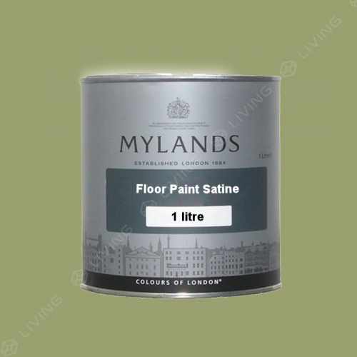 картинка Краска Mylands Floor Paint Satine цвет Stockwell Green №203 от LIVING