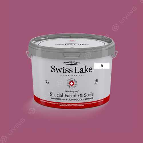 картинка Краска Swiss Lake Special Faсade & Socle цвет Plum Crazy №1690 от LIVING