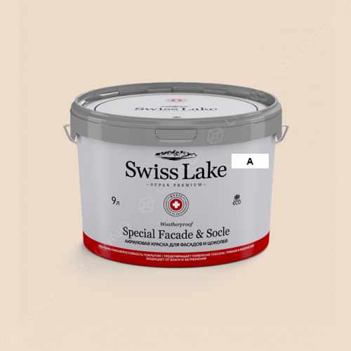картинка Краска Swiss Lake Special Faсade & Socle цвет Soft Wool №347 от LIVING