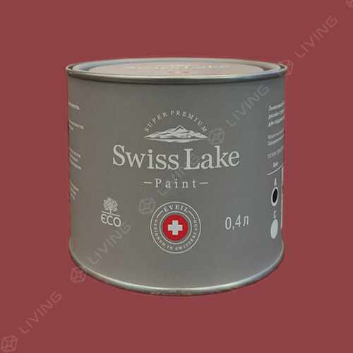 картинка Краска Swiss Lake Wall Comfort 7 цвет perfect red №1387 от LIVING