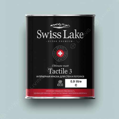 картинка Краска Swiss Lake Tactile 3 цвет drizzle №2284 от LIVING