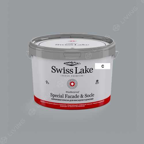 картинка Краска Swiss Lake Special Faсade & Socle цвет ice cube №2927 от LIVING