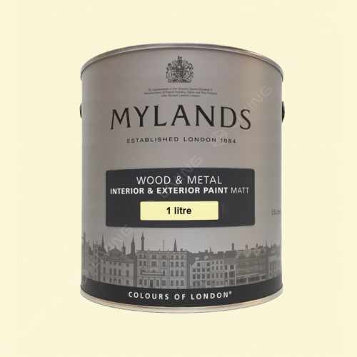 картинка Краска Mylands Wood&metal matt цвет Lemon Salts №43 от LIVING