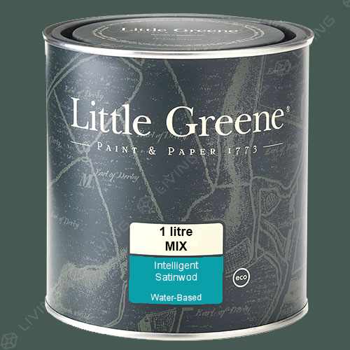 картинка Краска Little Greene Intelligent Satinwood цвет Three Farm Green №306 от LIVING