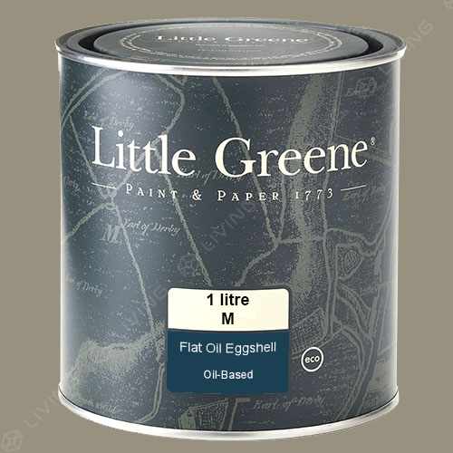 картинка Краска Little Greene Flat Oil Eggshell цвет Serpentine №233 от LIVING