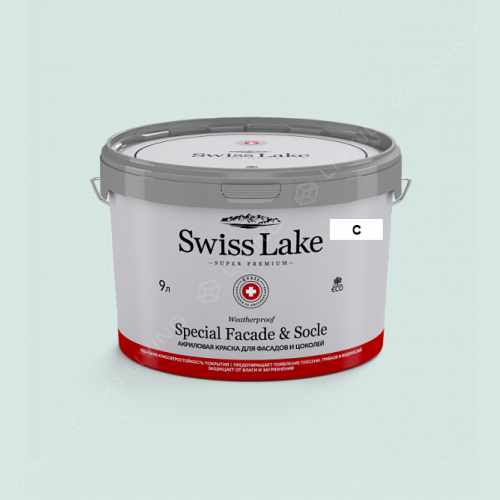 картинка Краска Swiss Lake Special Faсade & Socle цвет Light Sky Blue №2224 от LIVING