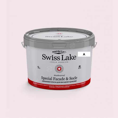 картинка Краска Swiss Lake Special Faсade & Socle цвет NEWBORN PINK №1664 от LIVING