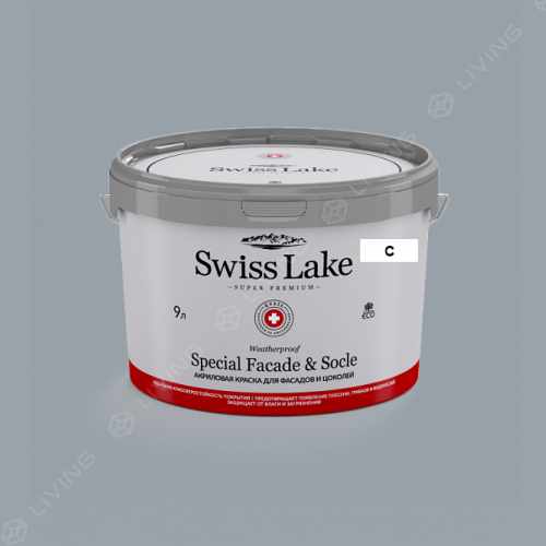 картинка Краска Swiss Lake Special Faсade & Socle цвет Chinese Opera №2897 от LIVING