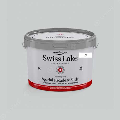 картинка Краска Swiss Lake Special Faсade & Socle цвет lattice №2883 от LIVING
